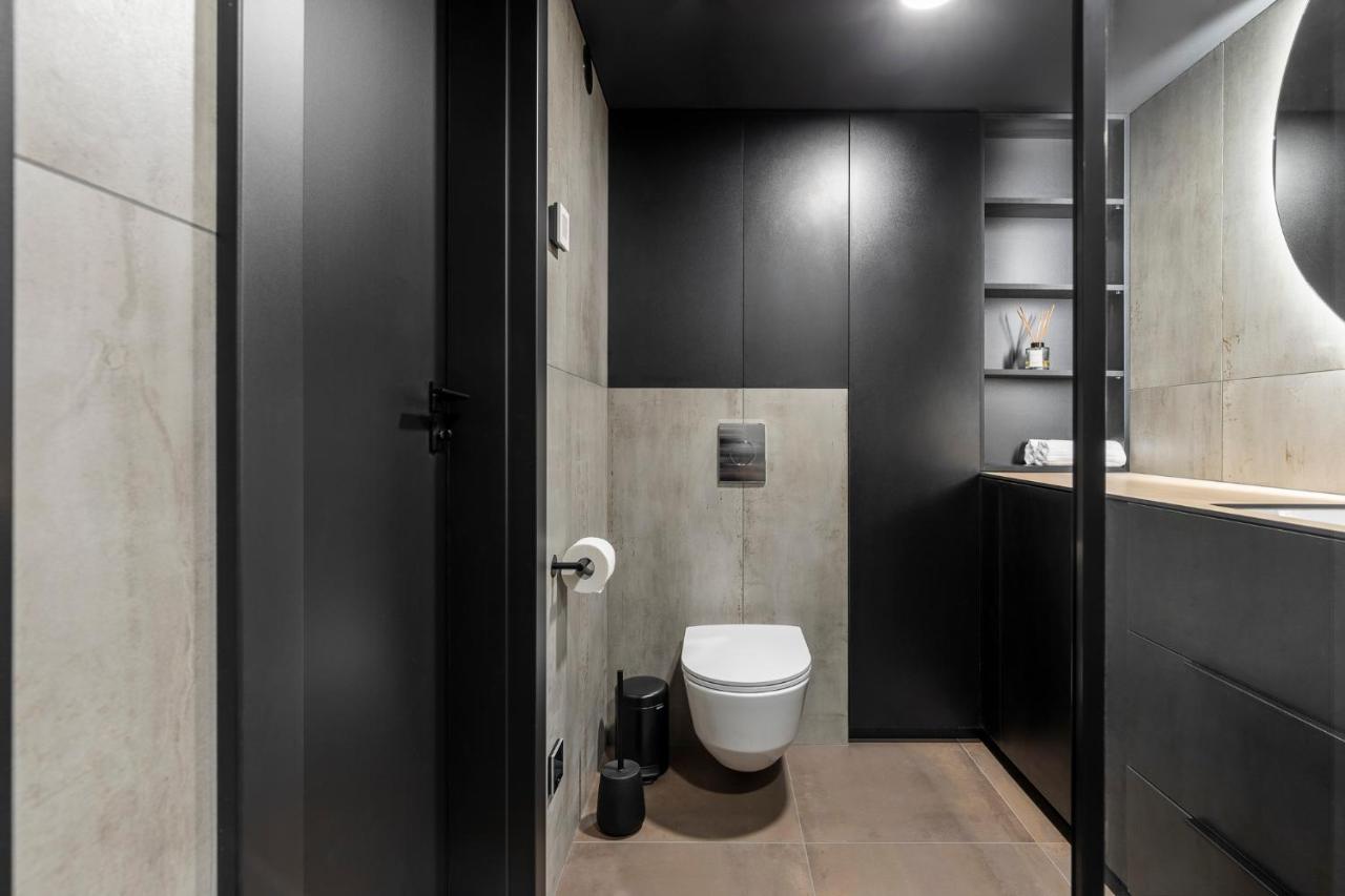 Ferienwohnung Stylish Loft With Terrace Paupys, Old Town Wilna Exterior foto