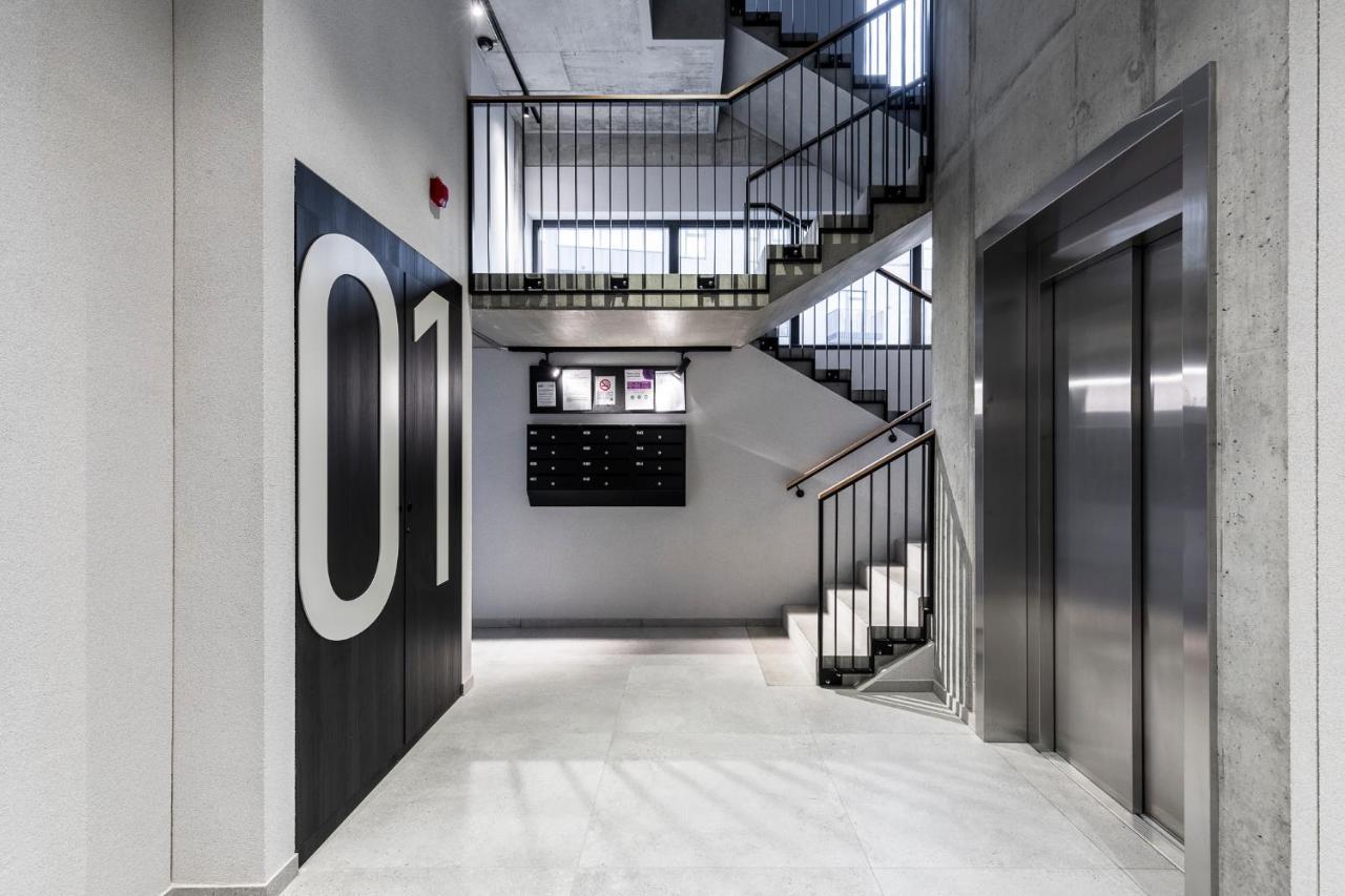 Ferienwohnung Stylish Loft With Terrace Paupys, Old Town Wilna Exterior foto