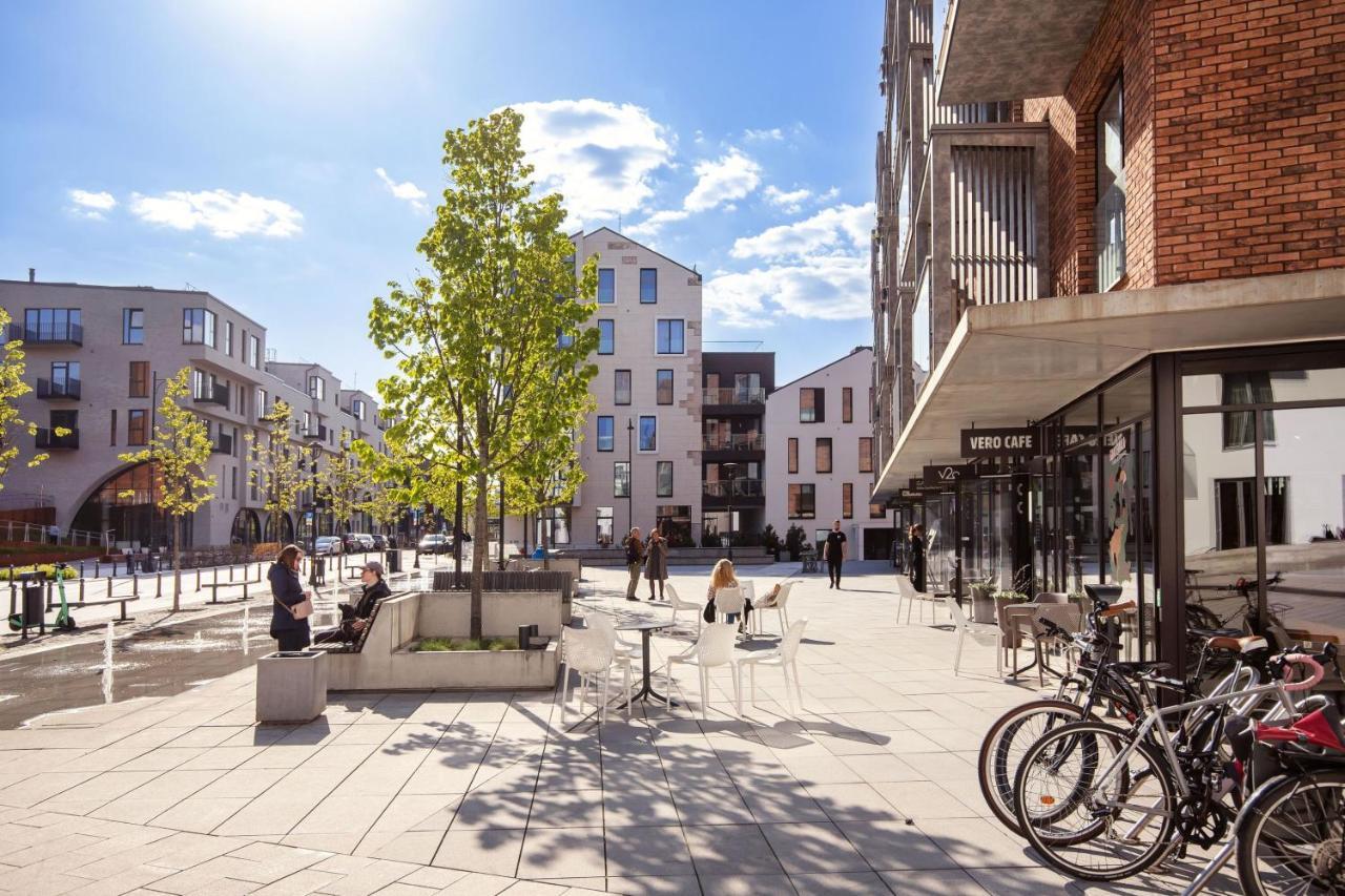Ferienwohnung Stylish Loft With Terrace Paupys, Old Town Wilna Exterior foto