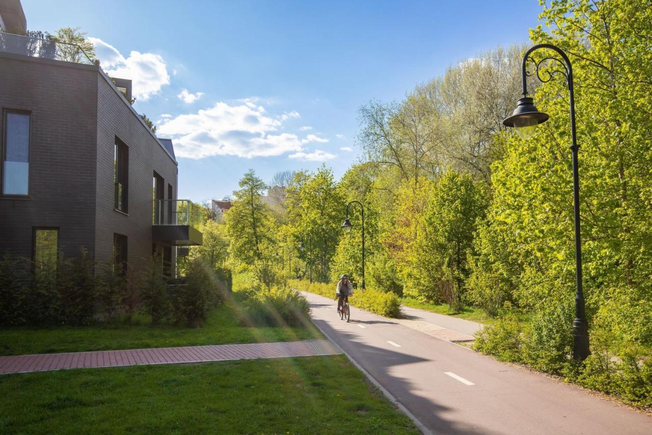 Ferienwohnung Stylish Loft With Terrace Paupys, Old Town Wilna Exterior foto